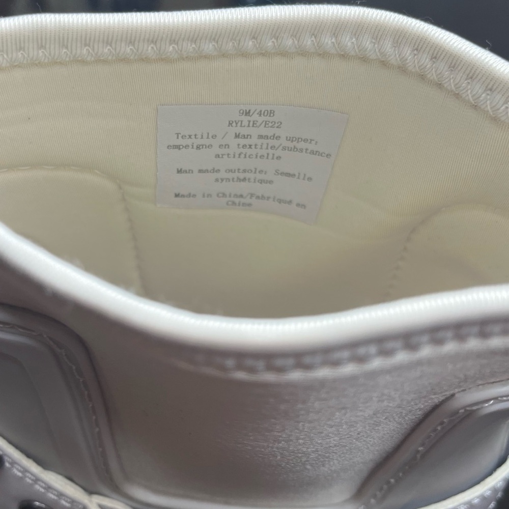 Karl Lagerfeld White Biker Boots - Picture 6 of 10